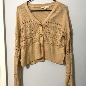 Worn once. Crochet